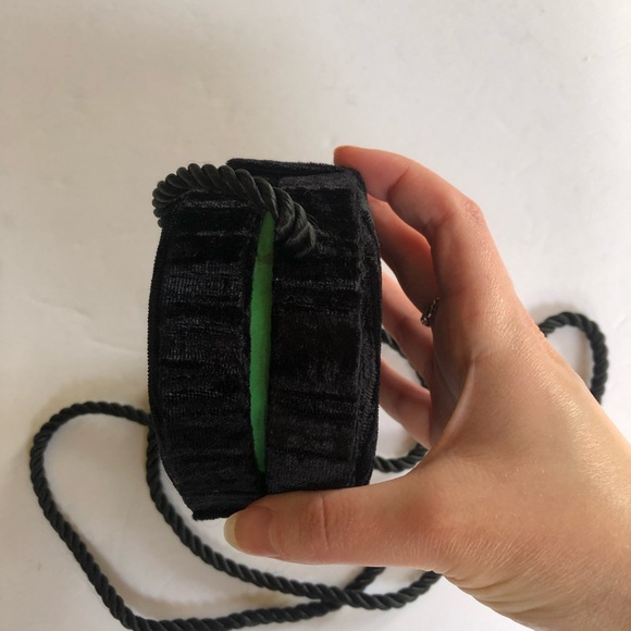 Black Velvet Mini Bag - Picture 3 of 6